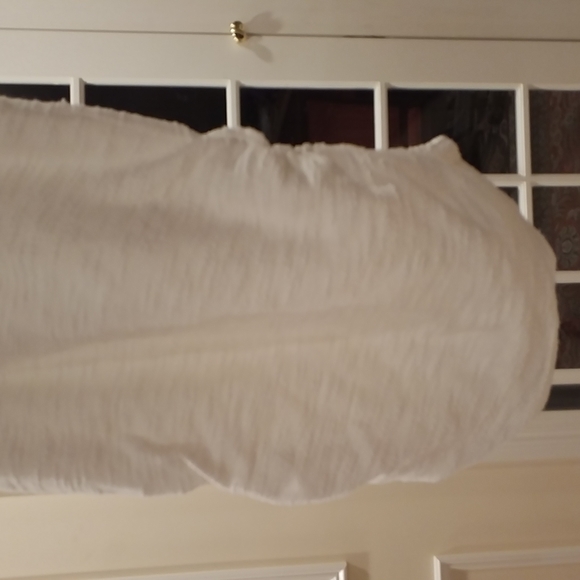 Rosie's Pope Jeni Ruched Textured White Maternity Top. NEW NWT! - Picture 6 of 16